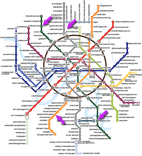карта метро